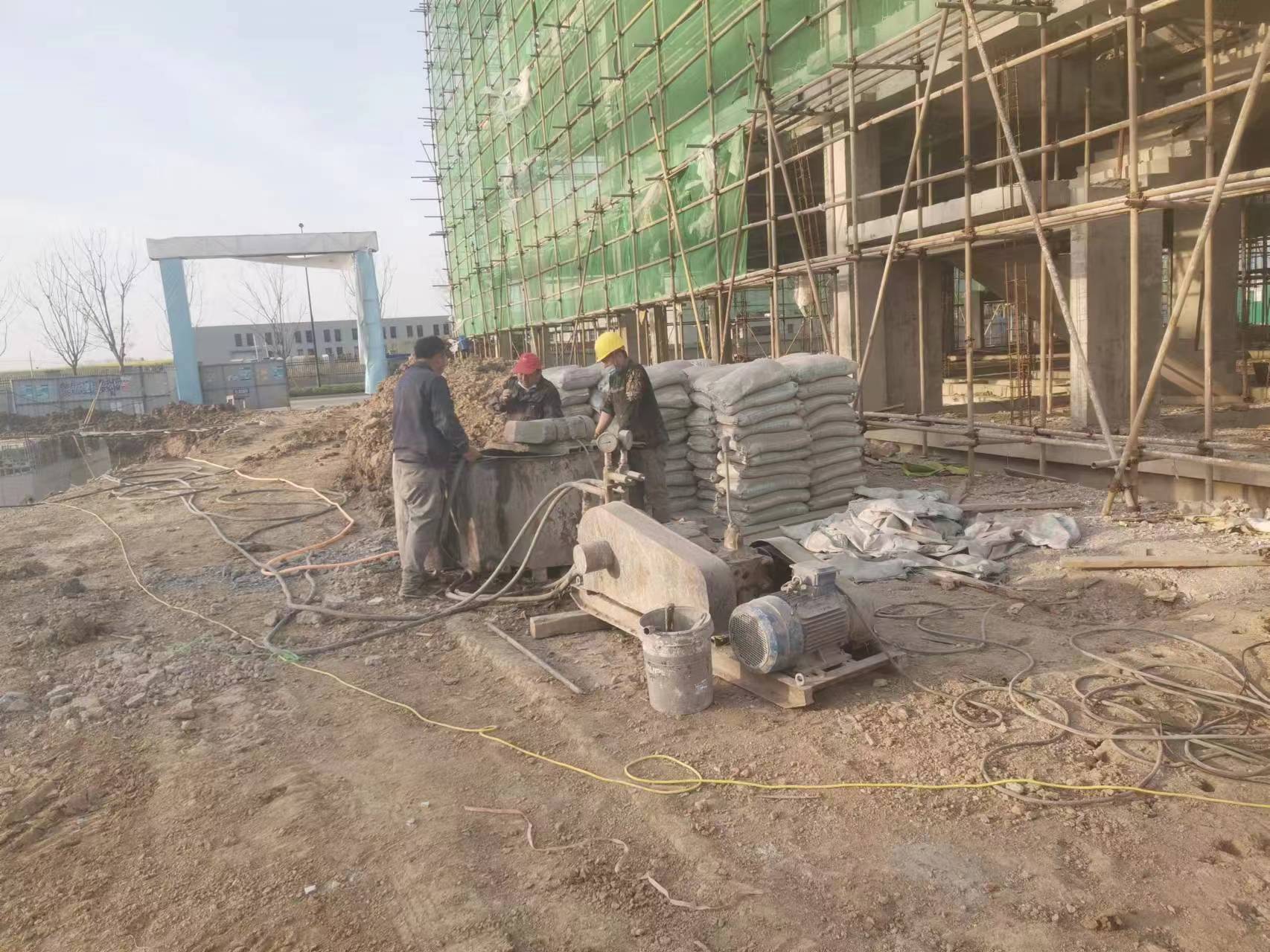 新野别墅下沉注浆